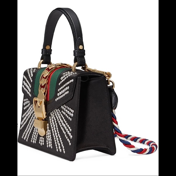 RARE Gucci mini Sylvie top handle purse - Picture 3 of 13